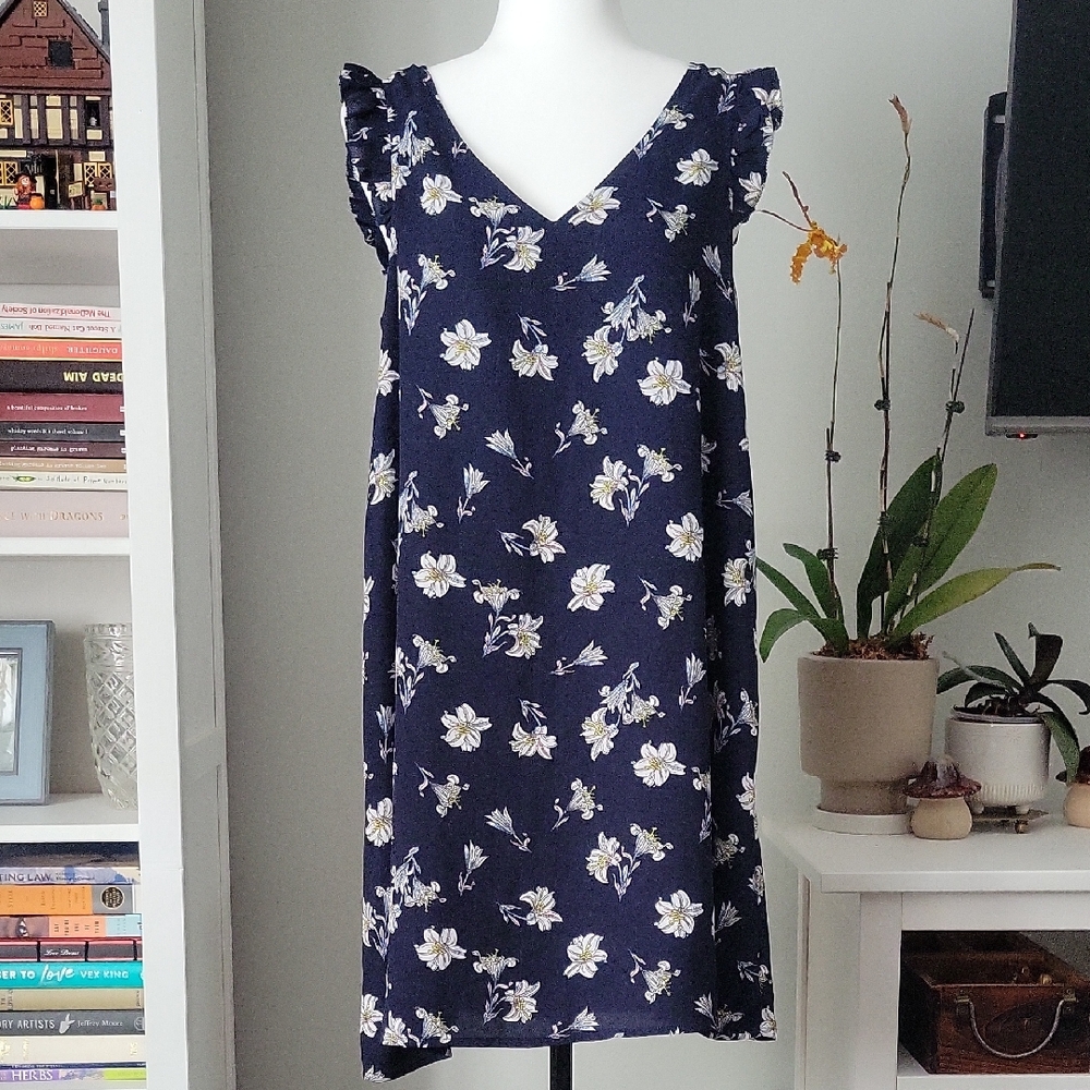 Floral Navy Dress